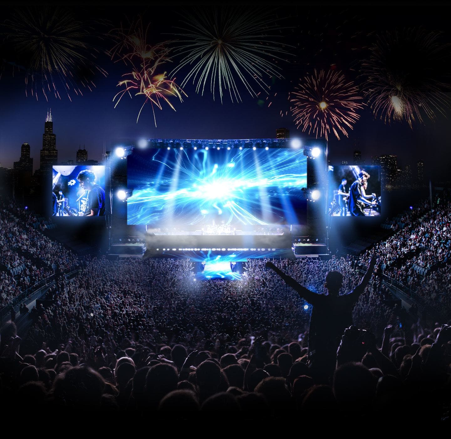 Led Wall for Concerts and Live Shows Paris - C & C DISPLAYS